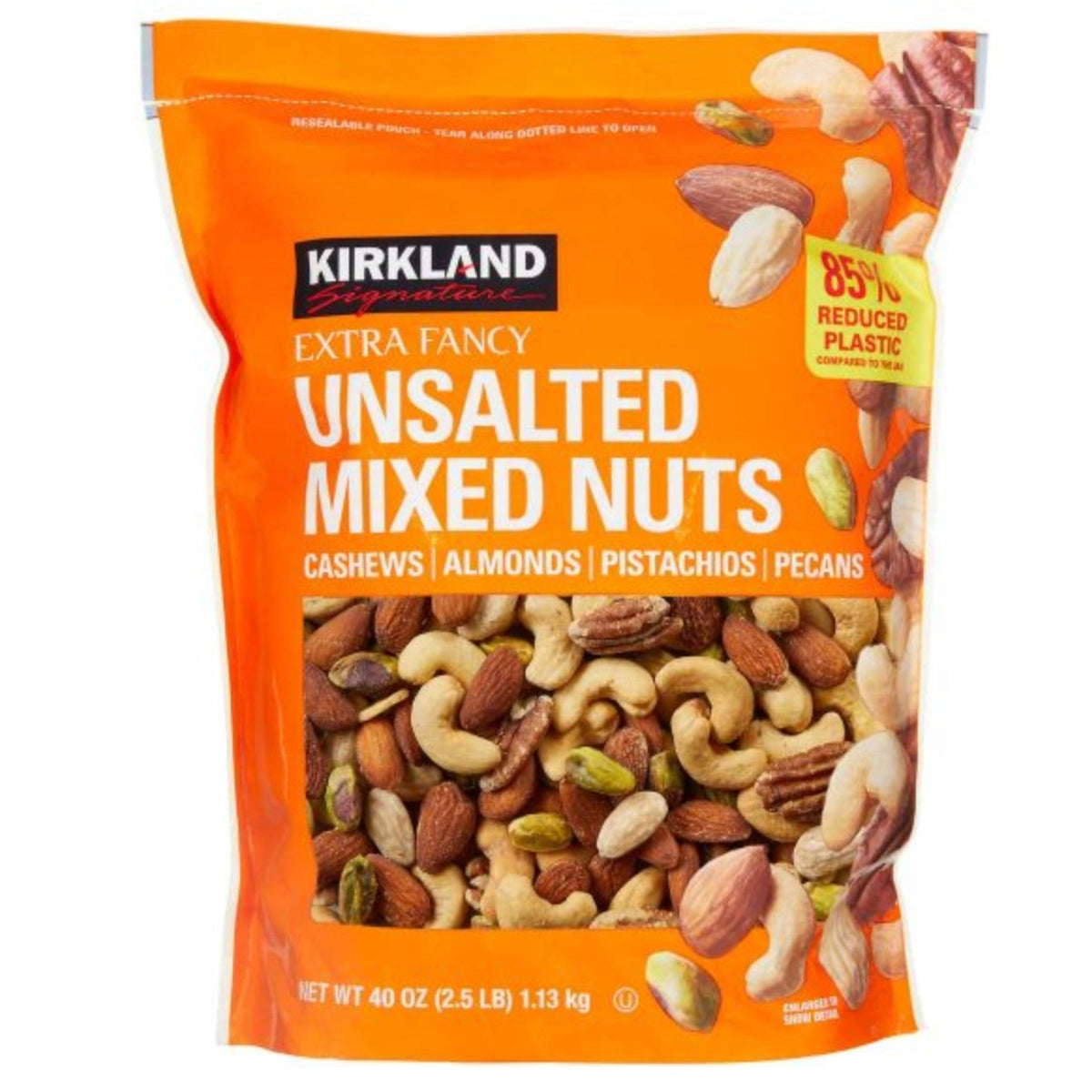 美國Kirkland 無鹽雜錦果仁 1.36kg We Love Snacking 是叻進口零食,生活百貨店