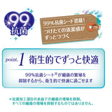 Unicharm敏感肌系列99%抗菌纖薄柔軟護墊14cm*62枚(日本製)