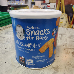 Gerber Snacks for Baby (Lil's Crunchies - Garden Tomato)