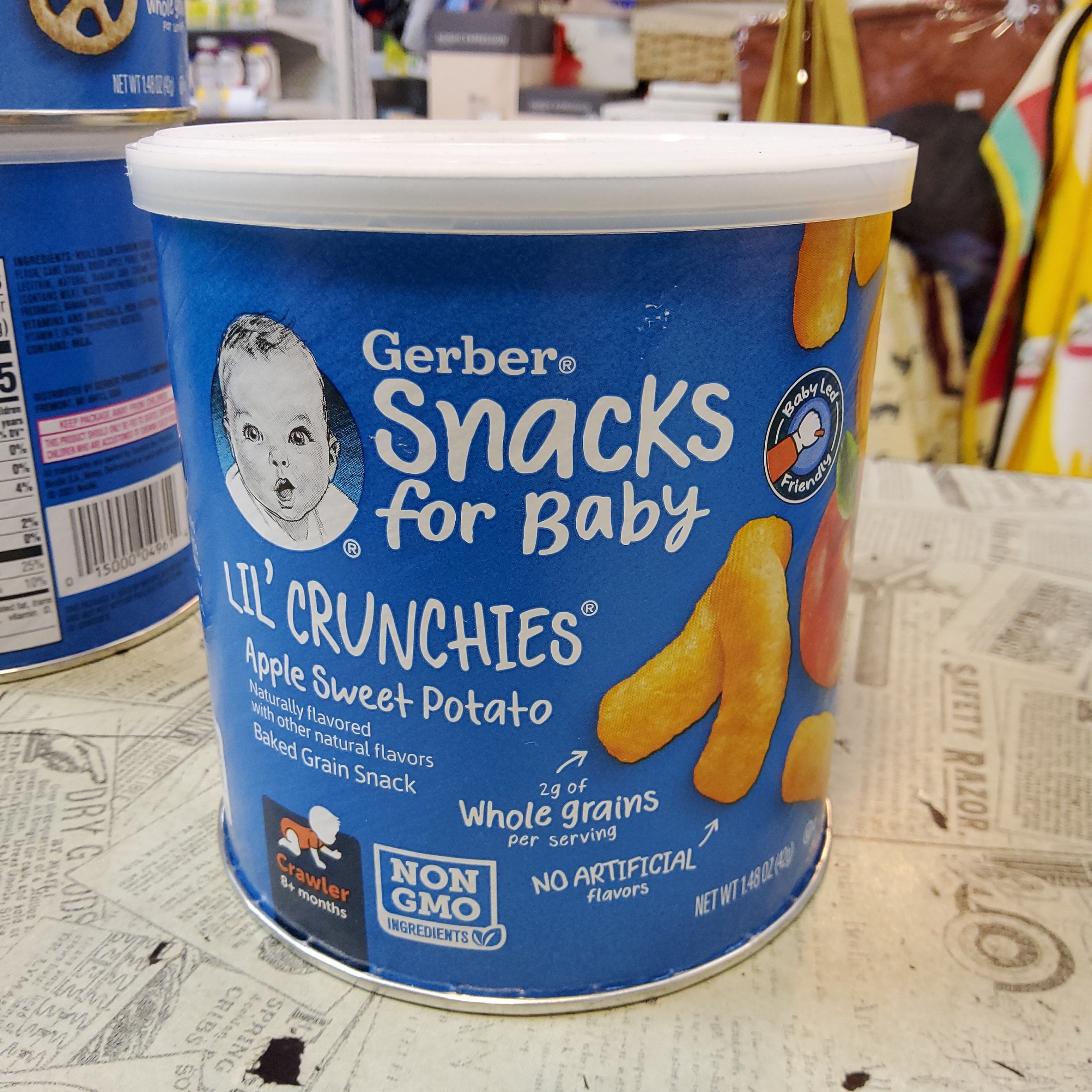 Gerber Snacks for Baby (Lil's Crunchies - Apple Sweet Potato)