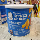 Gerber Snacks for Baby (Lil's Crunchies - Apple Sweet Potato)