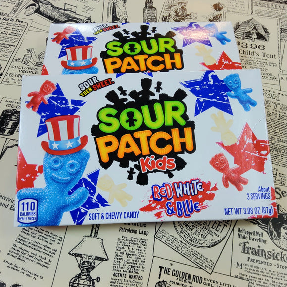 Sour Patch Kids Red White & Blue Sour Candy 78g