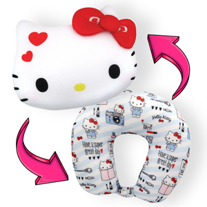 Hello Kitty 2合1 咕臣旅行頸枕