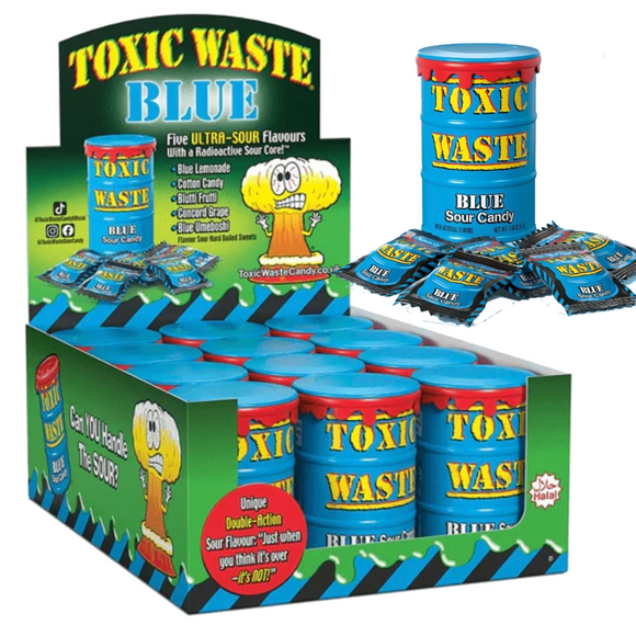 Toxic Waste Sour Candy 加拿大直送Toxic Waste超酸糖藍色版