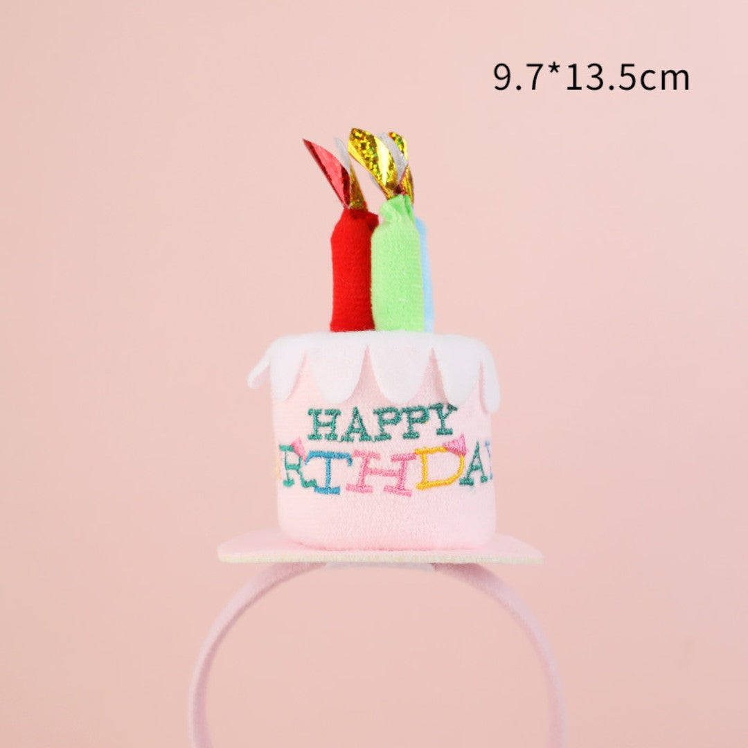 生日頭箍 生日蛋糕造型