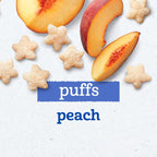 Gerber Snacks for Baby 香桃泡芙 Peach Puffs｜星星餅｜嬰幼兒零食｜8個月以上｜美國製
