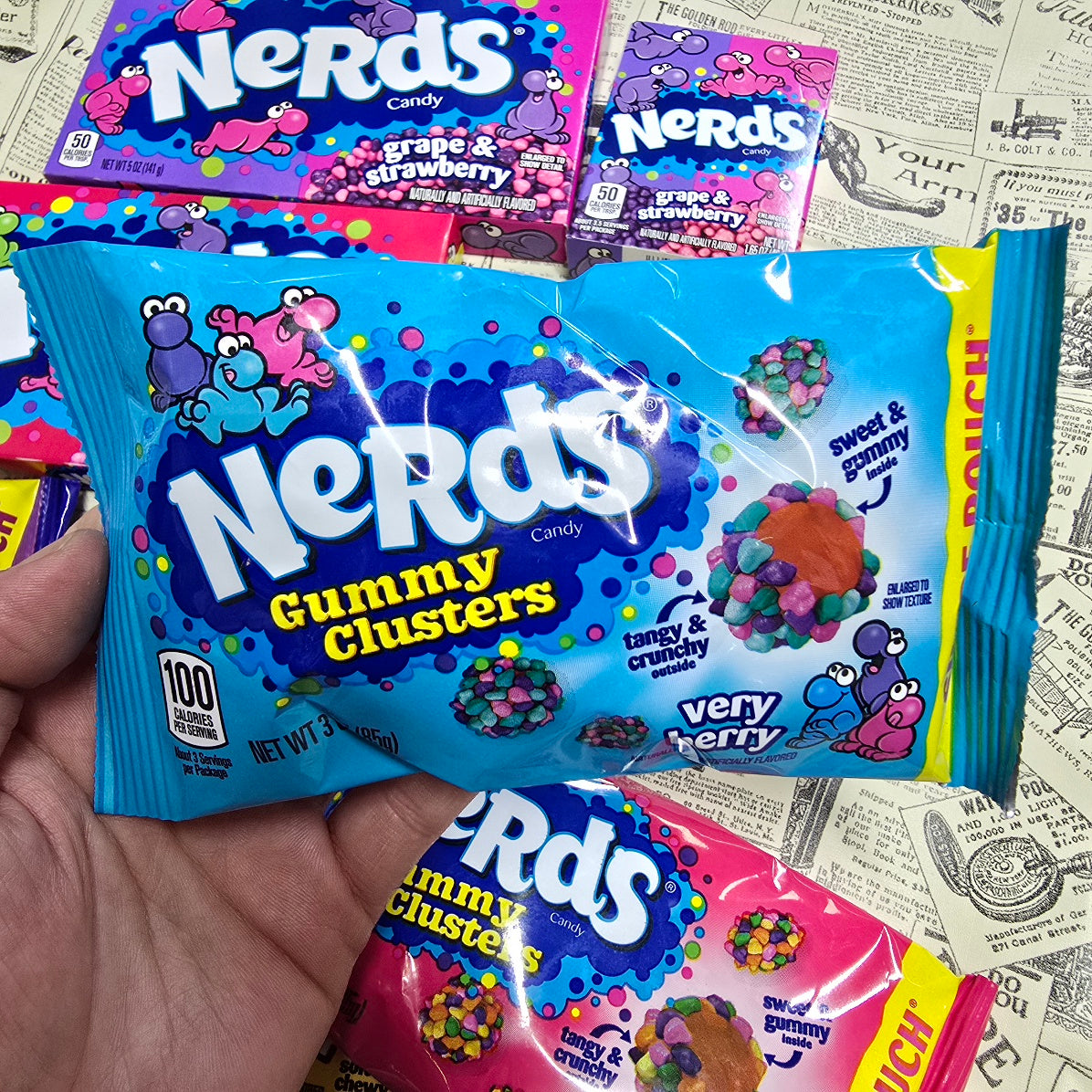 Nerds Candy Gummy Cluster (very berry)