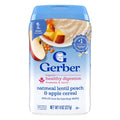 Gerber 益生菌燕麥扁豆水蜜桃蘋果 米糊｜燕麥糊｜6個月或以上｜美國製