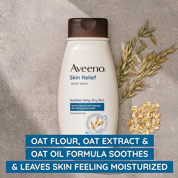 Aveeno保濕止癢沐浴露(舒緩發癢,乾燥的皮膚)975ml(美加直送✈️)