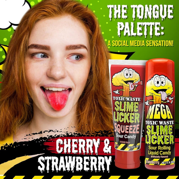 Toxic Waste Slime Licker Sour Rolling Liquid Candy