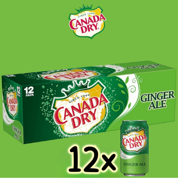 Canada Dry Ginger Ale (12 cans)