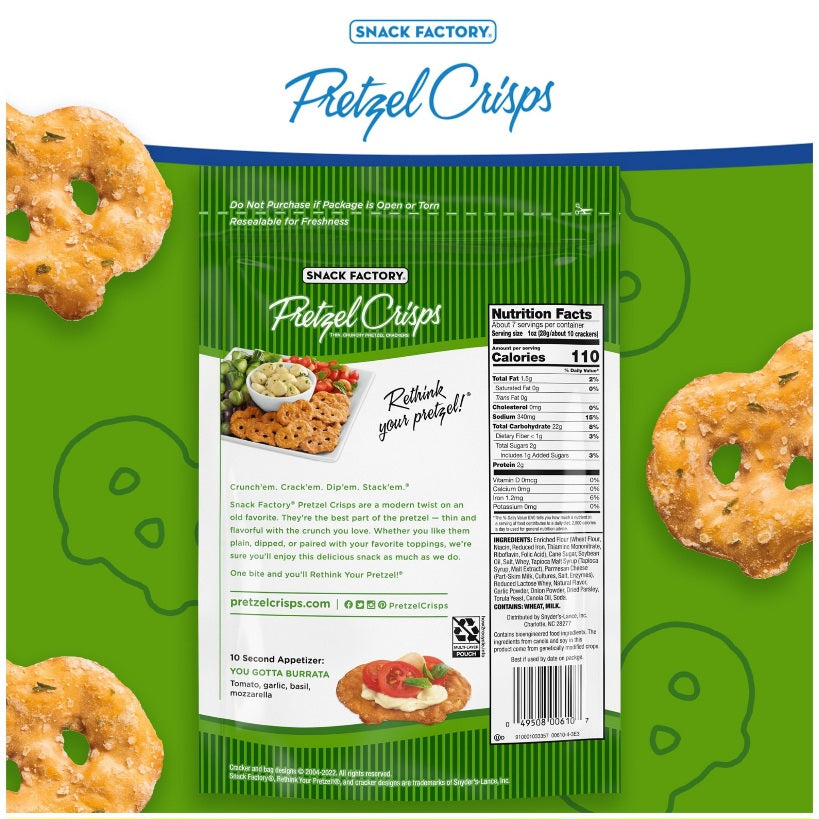 Pretzel Crisps 非油炸蝴蝶薄脆餅