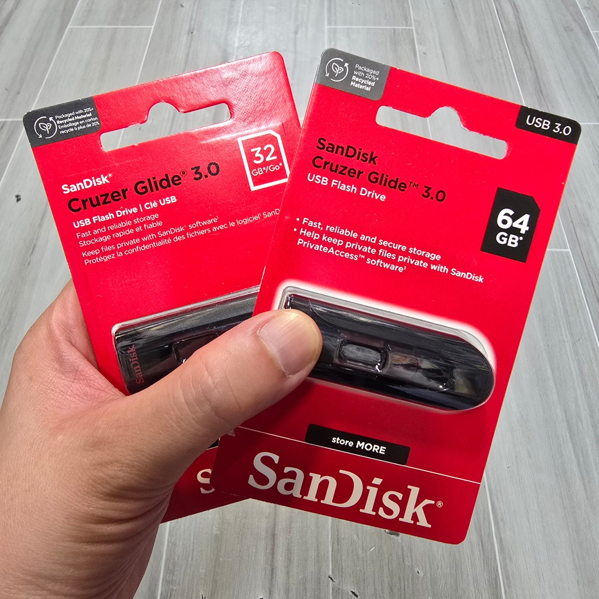 SanDisk Cruzer Glide 3.0，USB 3.0 隨身碟