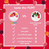 Yum Earth 有機無麩質棒棒糖-草莓口味 (14枝裝)