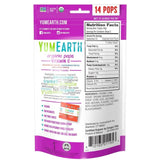 Yum Earth 有機無麩質棒棒糖-維生素C,三款味 (14枝裝)