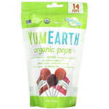 Yum Earth 有機無麩質棒棒糖-酸味水果,三款味 (14枝裝)