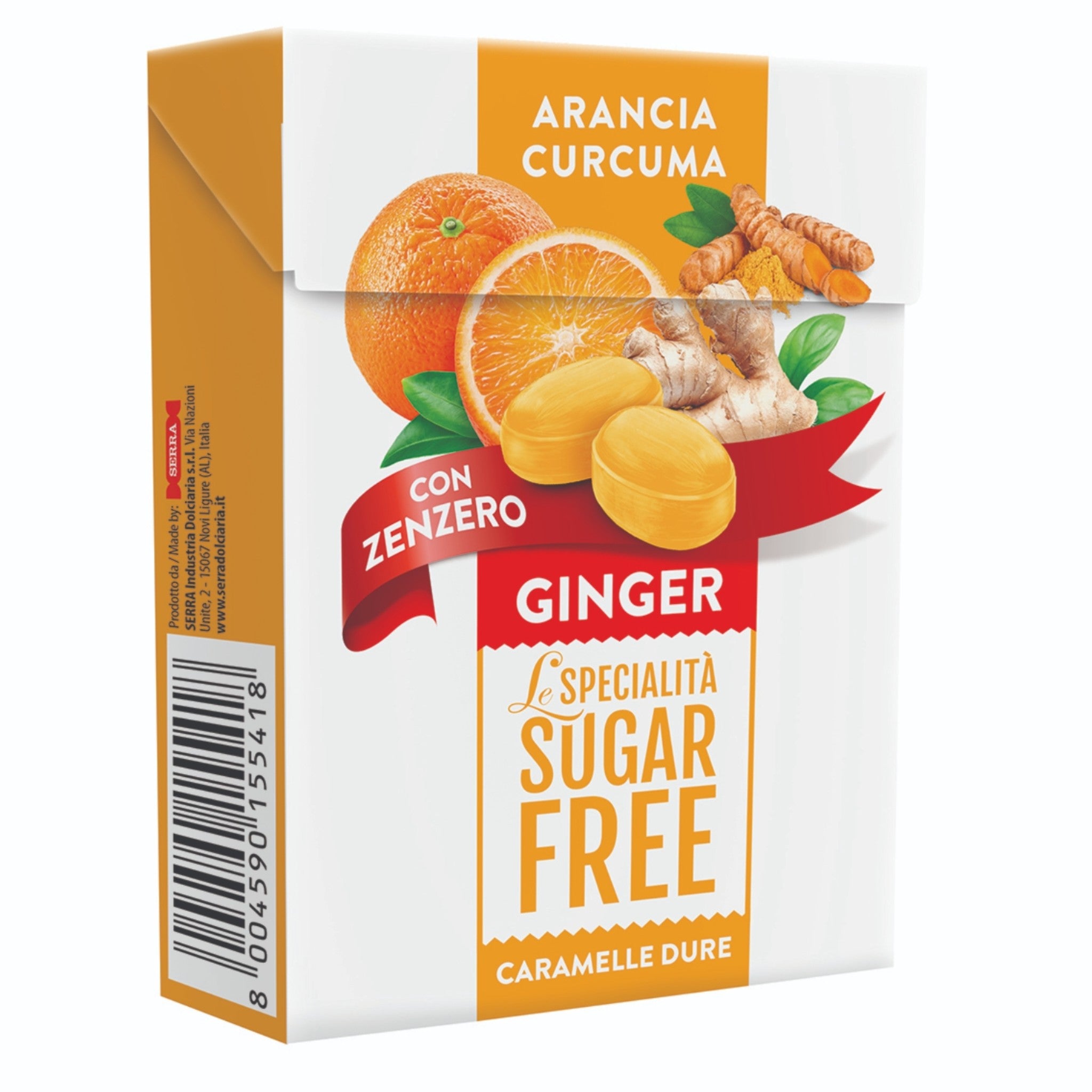 Serra意大利 無糖香橙,薑黃,生薑糖