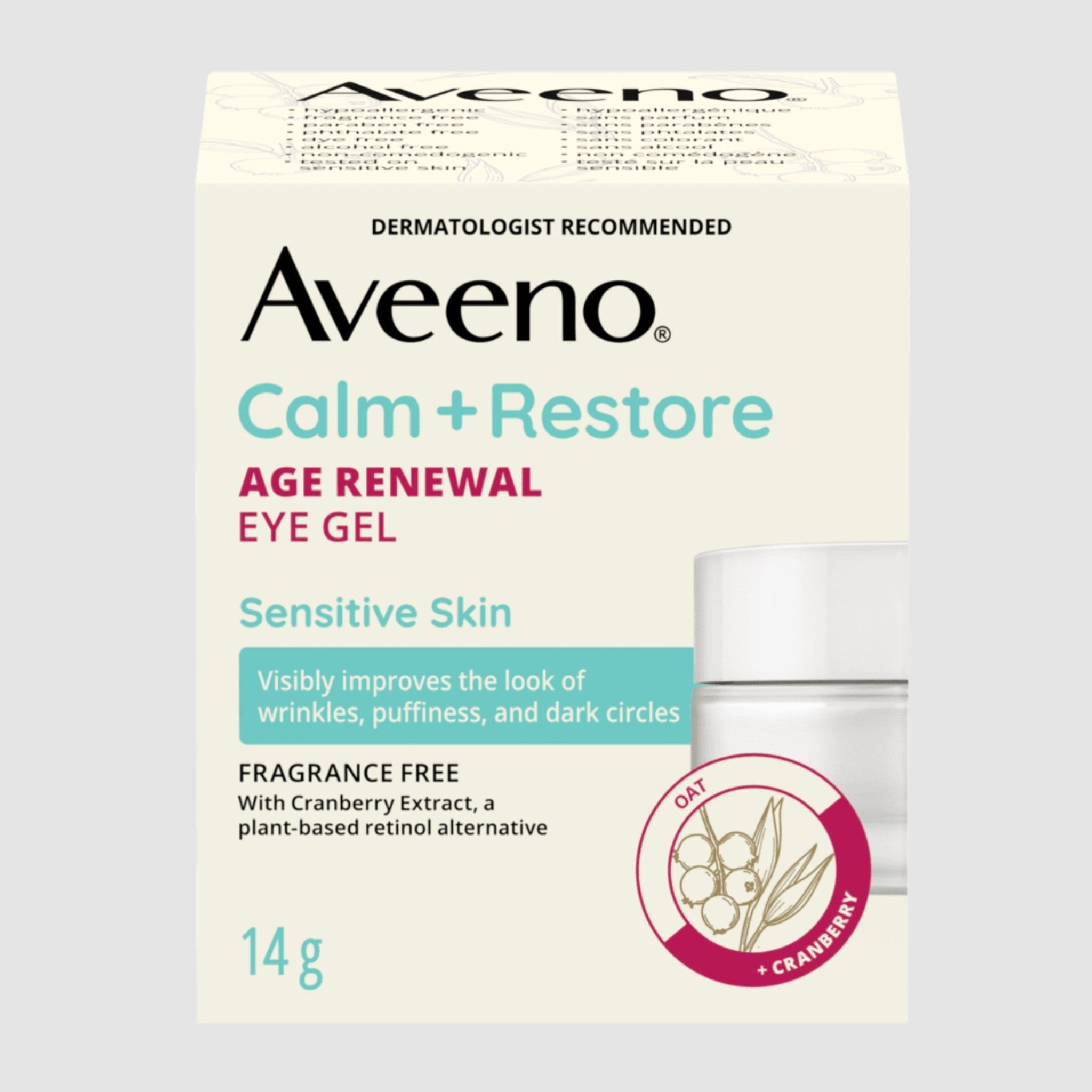 Aveeno Calm+Restore 眼部煥活保濕啫喱(美加直送✈️)