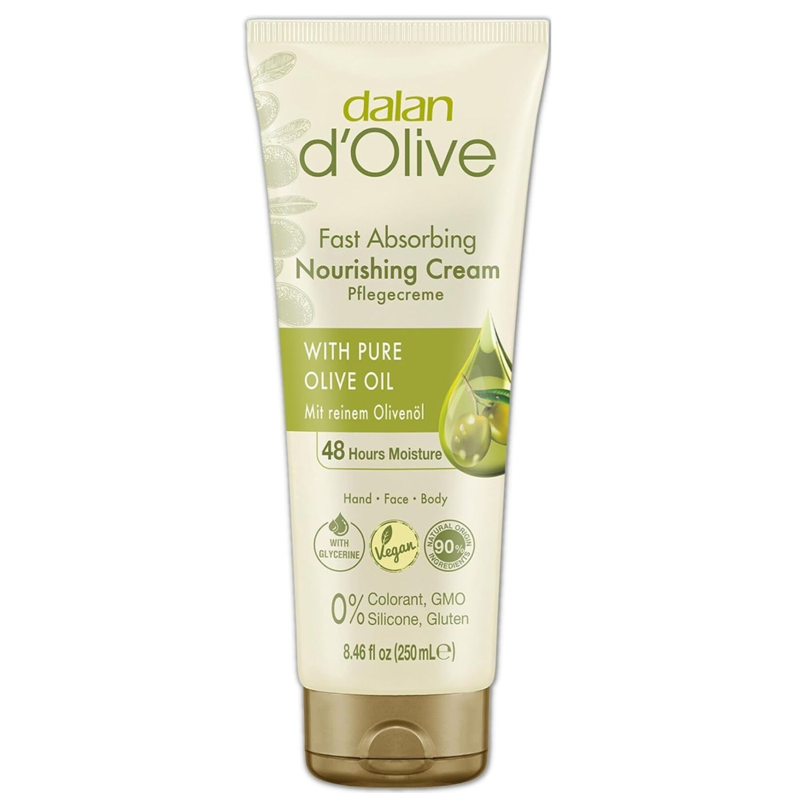 Dalan d' Olive 天然橄欖油保濕潤膚霜 250ml