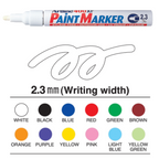 Artline 400XF紅色油性漆筆2.3mm中字筆尖