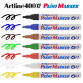 Artline 400XF白色油性漆筆2.3mm中字筆尖