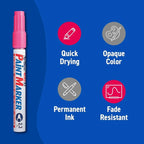 Artline 400XF黃色油性漆筆2.3mm中字筆尖
