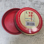 亞信Arxin紅色印泥印台金屬盒印章蓋章手印指紋印台