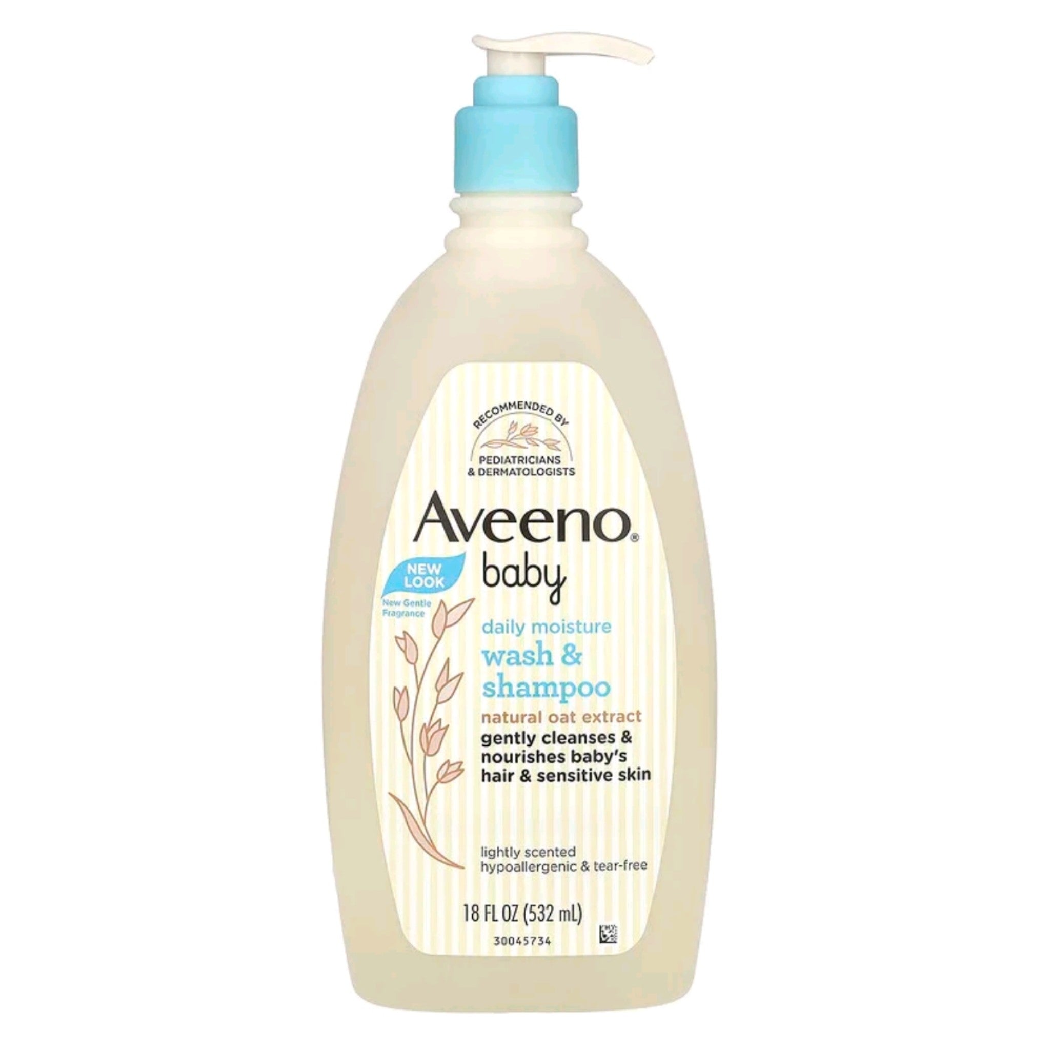 Aveeno嬰兒日常保濕洗髮沐浴露,淡香味532ml(美加直送✈️)