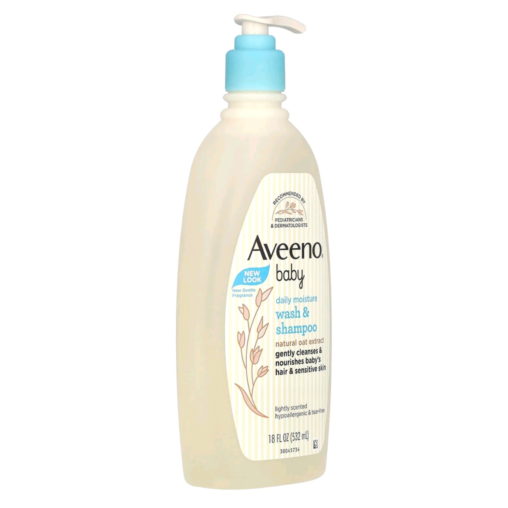 Aveeno嬰兒日常保濕洗髮沐浴露,淡香味532ml(美加直送✈️)