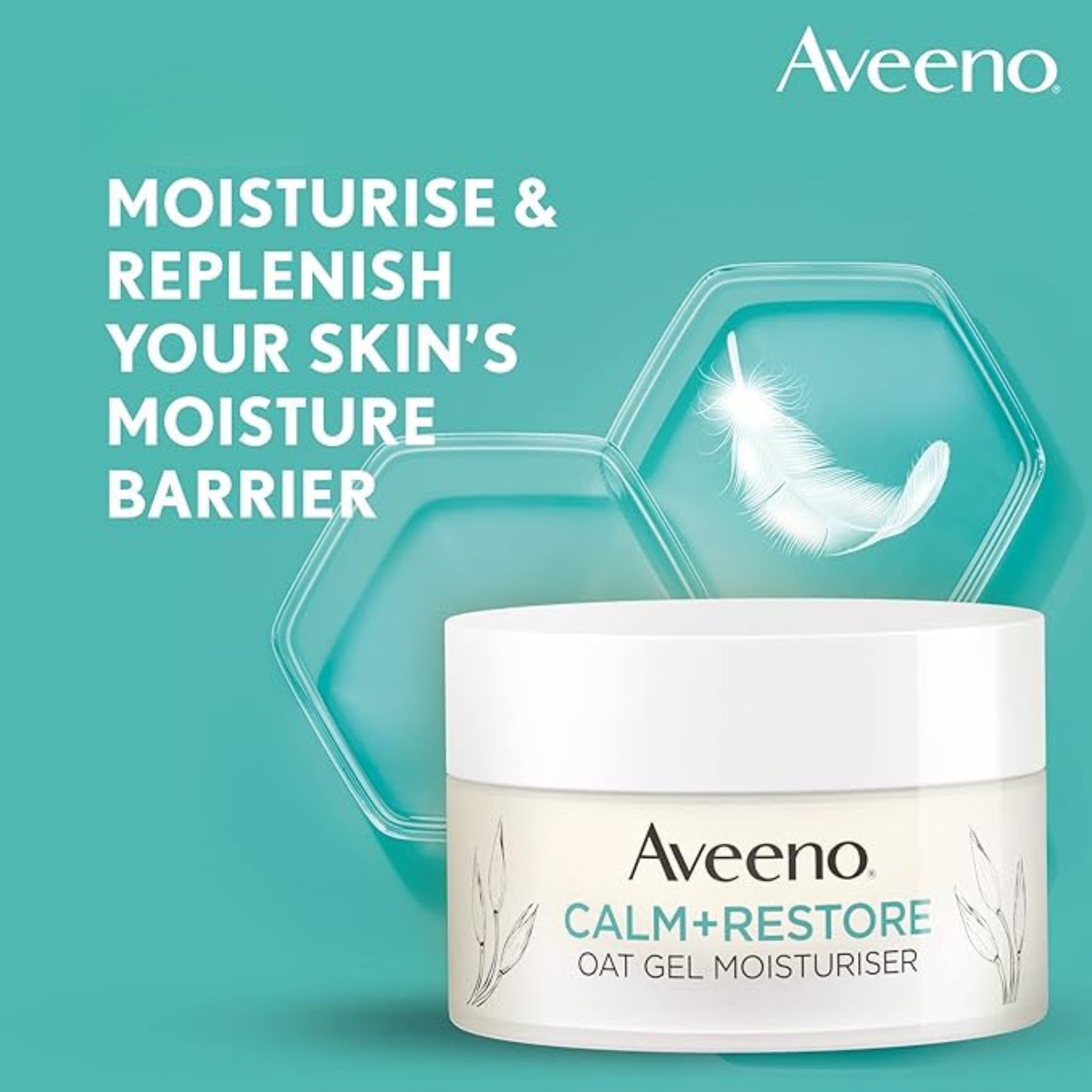 Aveeno Calm+Restore 益生元燕麥小白菊凝膠保濕面霜(美加直送✈️)
