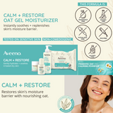 Aveeno Calm+Restore 益生元燕麥小白菊面部去角質洗面霜