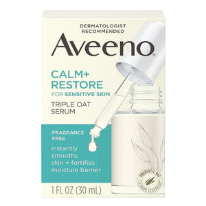 Aveeno Calm+Restore 益生元燕麥小白菊面部精華液