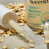 Aveeno Calm+Restore 益生元燕麥小白菊面部精華液