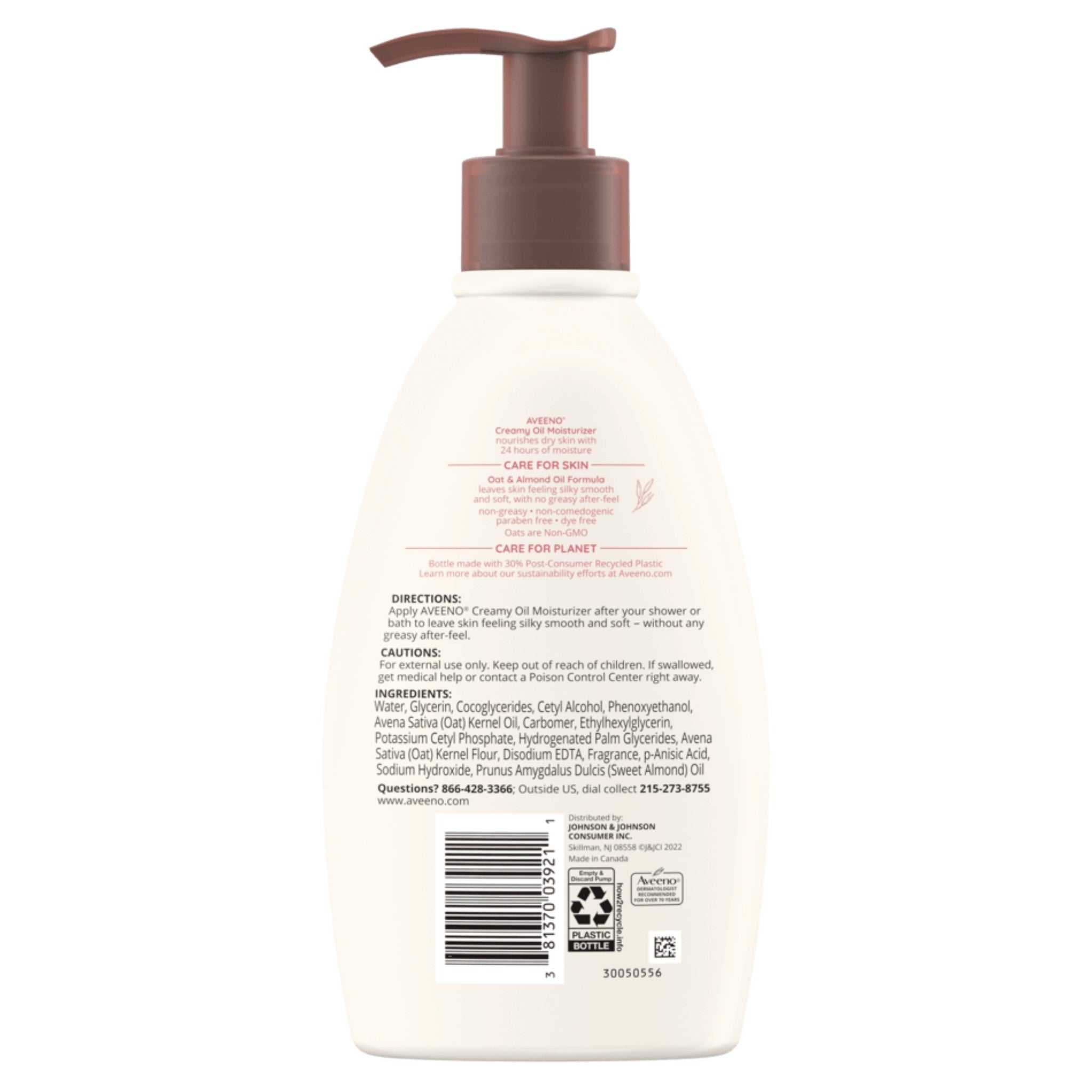 Aveeno 杏仁油滋潤潤膚露 354ml(美加直送✈️)