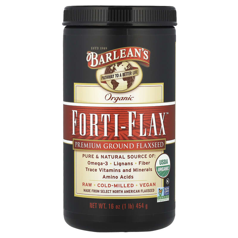 Barlean's Organic Forti-Flax 有機亞麻籽粉 Vegan 無麩質