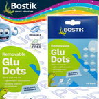 Bostik Glu Dots透明可移除膠點64粒雙面膠點