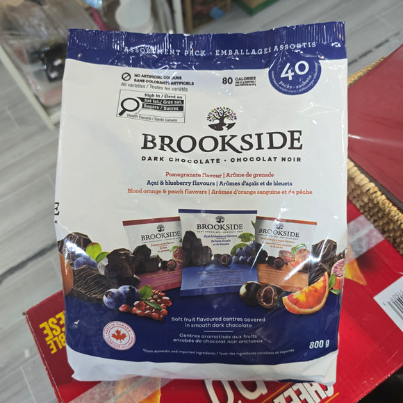 Brookside Dark Chocolate Variety Pack 加拿大Brookside水果夾心黑朱古力 (40包裝)