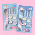 玉桂狗 Cinnamoroll 鉛筆筆套文具套裝｜韓國直送｜可愛文具
