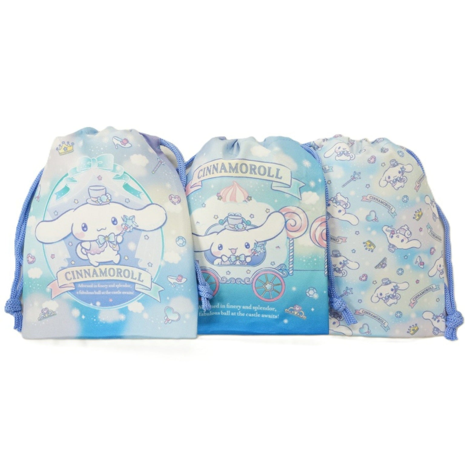 Cinnamoroll Sanrio束口袋適合化妝品文具飾物及旅行小物收納