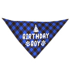 狗狗貓咪生日圍巾 寵物生日派對配件