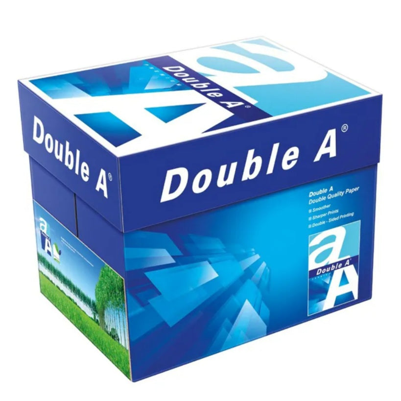 Double A A4 80gsm影印紙原箱5包裝