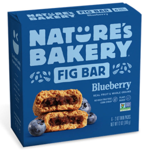 Nature's Bakery Fig Bars, Blueberry (6 packs)