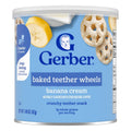 Gerber 嬰兒香蕉忌廉磨牙圈42g｜Banana Cream Teether Wheels
