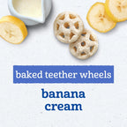 Gerber Banana Cream Teether Wheels｜香蕉忌廉嬰兒磨牙小食
