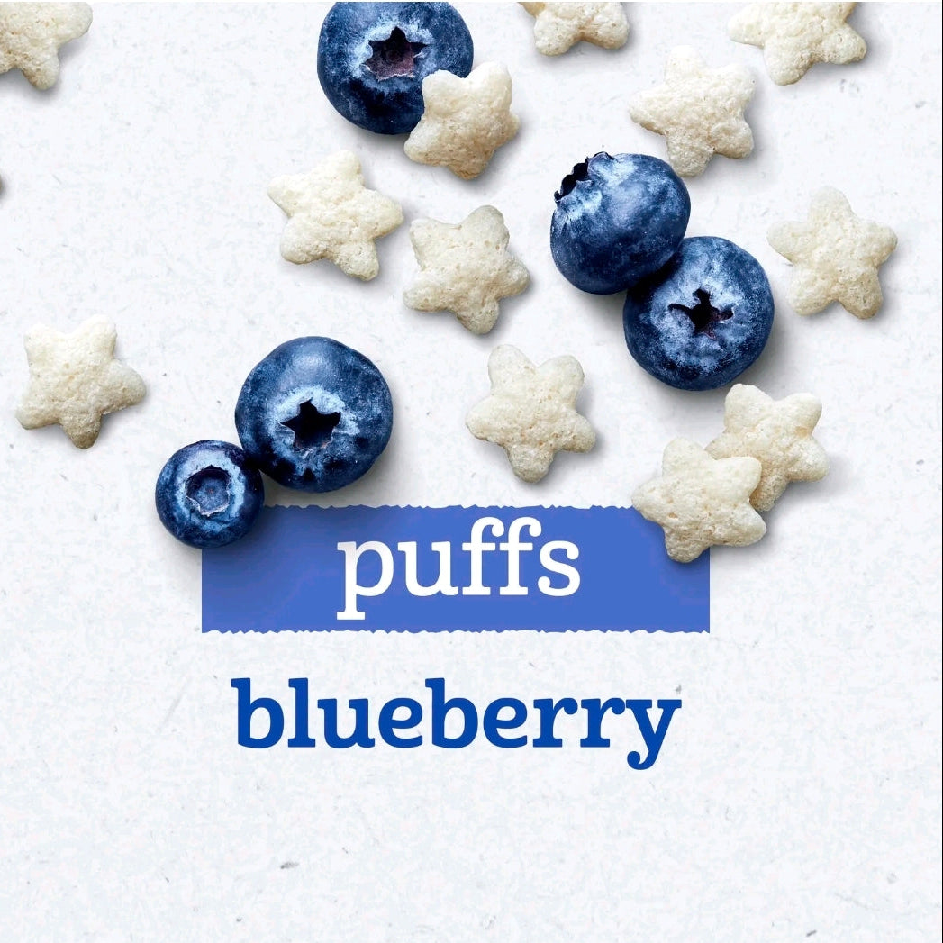 Gerber Blueberry Puffs 藍莓味泡芙｜8個月以上嬰幼兒零食
