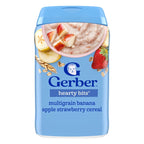 Gerber 嬰幼兒燕麥糊227g｜Hearty Bits Multigrain & Fruit Cereal｜12個月以上｜美國製
