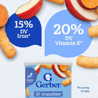 Gerber 蘋果番薯香脆粒｜含全穀物｜嬰兒手指小食
