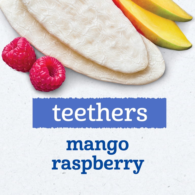 Gerber Mango Raspberry Gentle Teething Wafers｜芒果莓果嬰兒磨牙小食