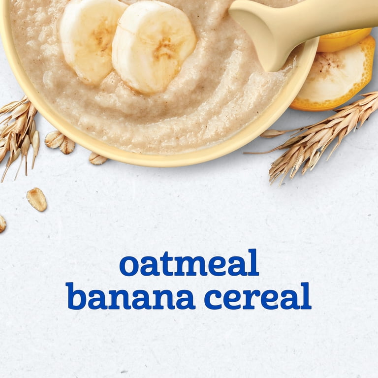 Gerber Oatmeal Banana Baby Cereal｜香蕉燕麥糊｜嬰兒穀物食品
