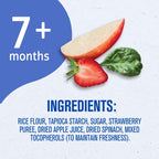 Gerber Strawberry Apple Spinach Teething Wafers｜7個月以上寶寶磨牙小食